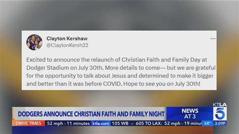 Dodgers Kershaw Announce Christian Faith Event Amid Pride Fallout