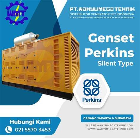 Genset Perkins 1000 Kva 800 Kw Genset Open Type Pt Wahyu Mega Tehnik