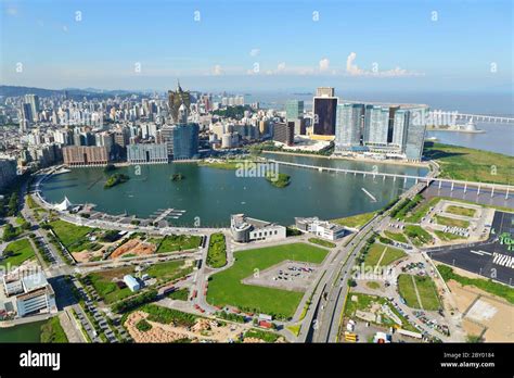 Macau City View Stock Photo Alamy