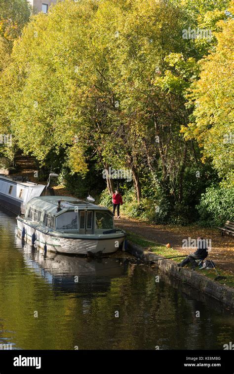 Views along Lancaster Canal in the centre of Lancaster Stock Photo - Alamy