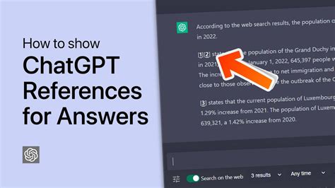 How To Show ChatGPT Web References For Answers YouTube