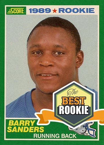 The Barry Sanders Rookie Cards and Other Vintage Cards