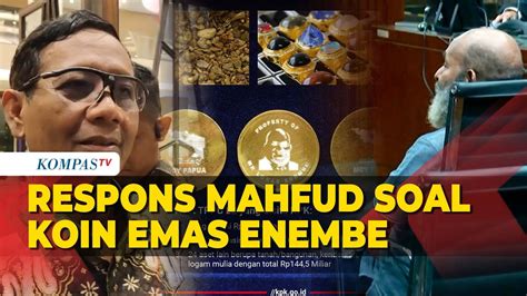 Soal Koin Emas Lukas Enembe Begini Tanggapan Mahfud Md Youtube