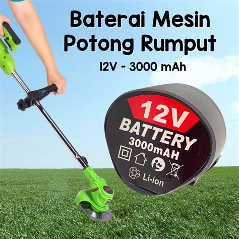 Jual Baterai Mesin Pemotong Rumput Volt Baterai Mesin Bor Cordless