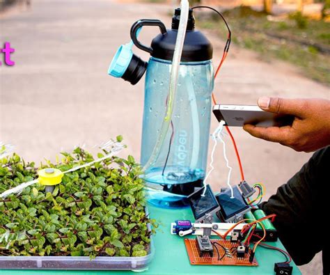 Advance Solar Tracking And Automatic Sprinkler Irrigation Science Project 6 Steps Instructables