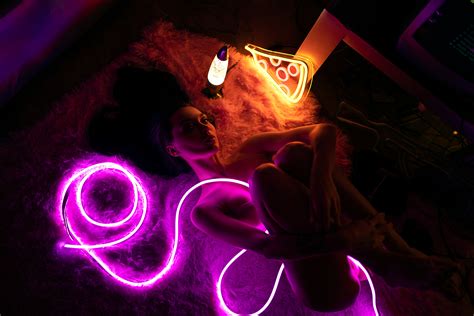 Обои women top view ass lingerie neon women indoors skinny on the floor на рабочий стол