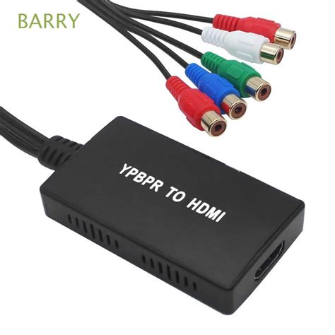 BARRY Plug and Play YPBPR To HDMI Converter 1080P Audio Output Adapter ...