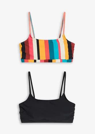 Biustonosz bikini bustier z koronką cena 102 99 zł sklep bonprix