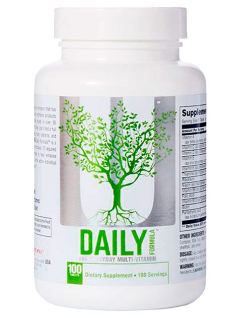 Daily Formula 100 Tablets The Everyday Multi Vitamin