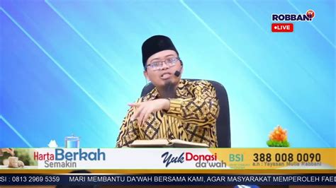 Live MENGGAPAI HUSNUL KHULUQUstadz Ibnu Ali Sutopo M Si YouTube