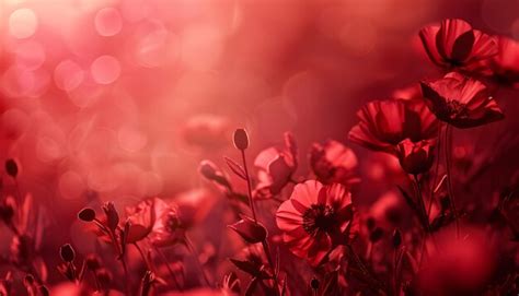 Premium Photo A Red Flower With The Word Wild In The Background