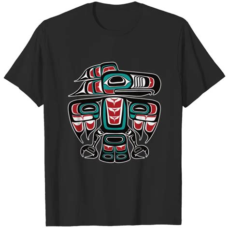 Northwest Pacific Haida Tlingit Native Raven Totem T Shirt Sold By Love