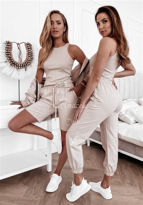 Ribbed top Sporty Chic nude Andżela Online Store