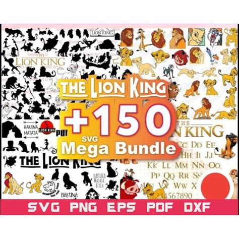 Lion King Svg Bundle Lion King Png Simba Png Lion King Lo Inspire