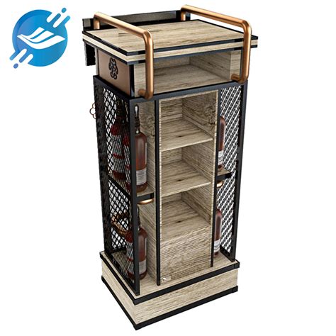 Custom Eye-Catching Wooden Retail Display for Wine Bottles | Youlian ...