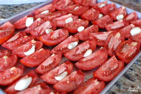 Помидоры, сушеные в духовке - пошаговый рецепт с фото на Повар.ру