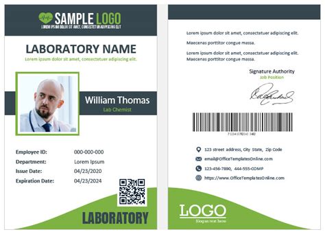 44 Printable And Editable Id Card Templates For Ms Word