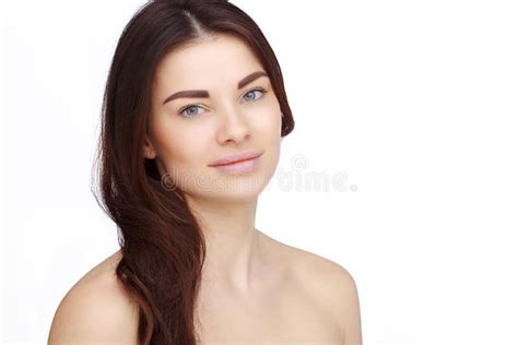 Girl With Naked Shoulders Stock Image Image Of Beauty