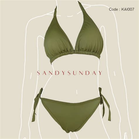 Jual Kai Bikini Big Size M Xl Bikini Pantai Bikini Set Jumbo Bikini Tali Lebar Halter