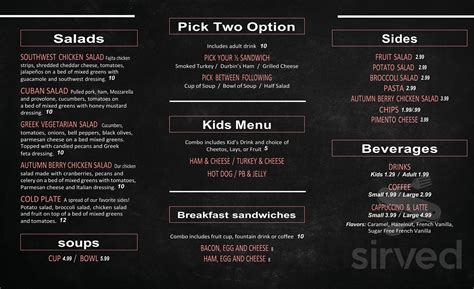 Durbin Farms Market menu in Clanton, Alabama, USA