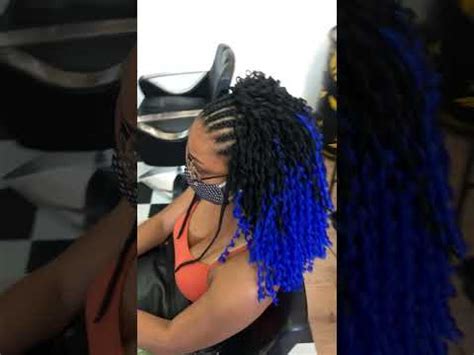 Crochet Braids Nina Softex Ombre Hair Azul Youtube