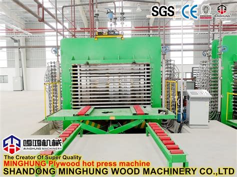 Hydraulic Multilayer Layers Plywood Hot Press Shandong Minghung Wood Machinery Co Ltd