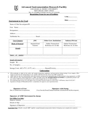 Fillable Online Updated AIRF Requisition Forms With Authority Letter