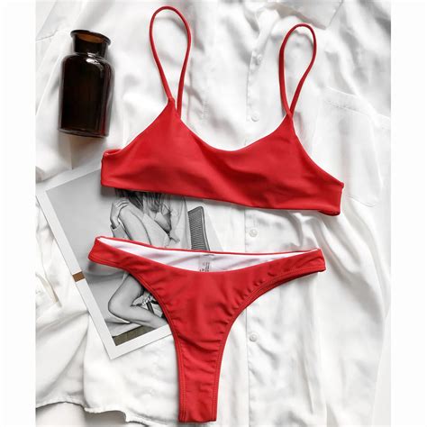 Yipinpay Bikini 2023 Sexy Bikini Set Women S Swimsuit Black Swimwear Bathing Suit Swimming Suits