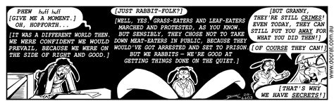 The secret truth how rabbits get things done – Doc Rat – A daily comic