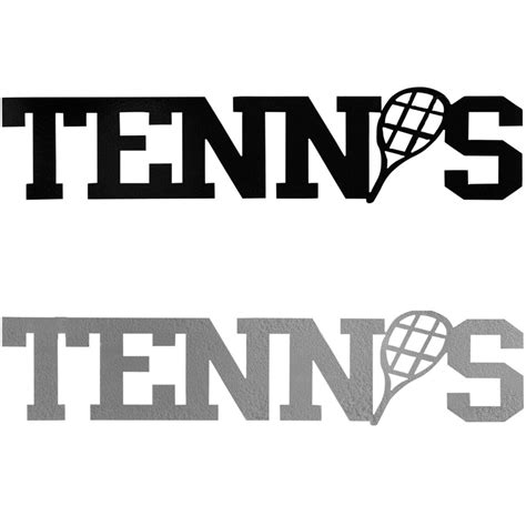 Tennis Word By Dugout Creek Designs At