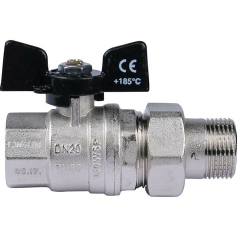 Кран шаровый со сгоном бабочка 3/4" Bugatti купить в интернет-магазине ...