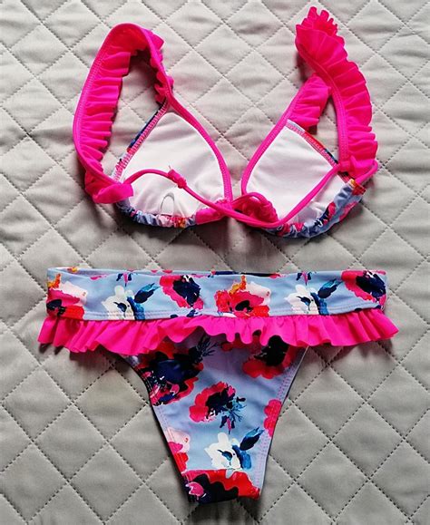 Kolorowe Bikini modny Strój kąpielowy Rozmiar S Dywity Kup teraz na Allegro Lokalnie