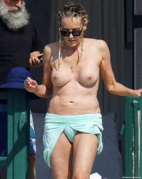 Sharon Stone Shows Her Nude Tits In France Photos Updated Thefappening