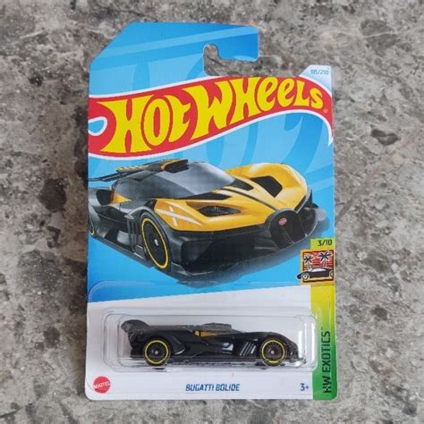 Hitam Hot Wheels Bugatti Bolide Black Yellow Hw Exotics Shopee Malaysia