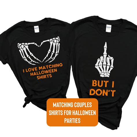 Funny Couples Halloween Shirts Matching Halloween Party - Etsy