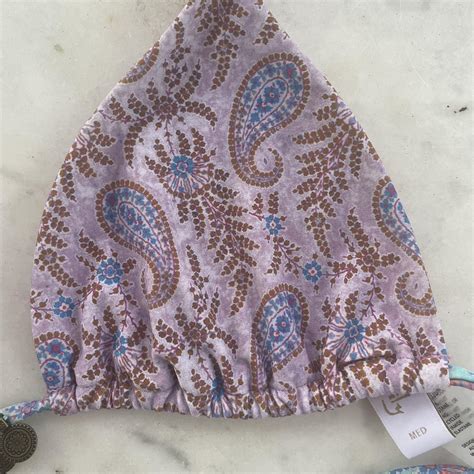 Purple TIGER LILY Bikini Top Ple Barely Worn Great Depop