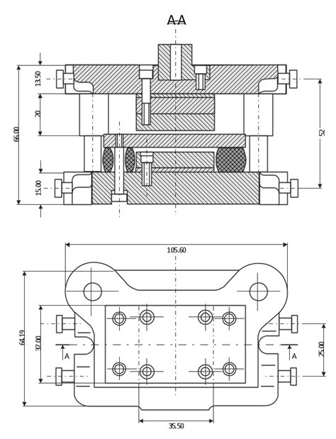 Technical drawing - Machine parts assembling | Computer and Networks ...