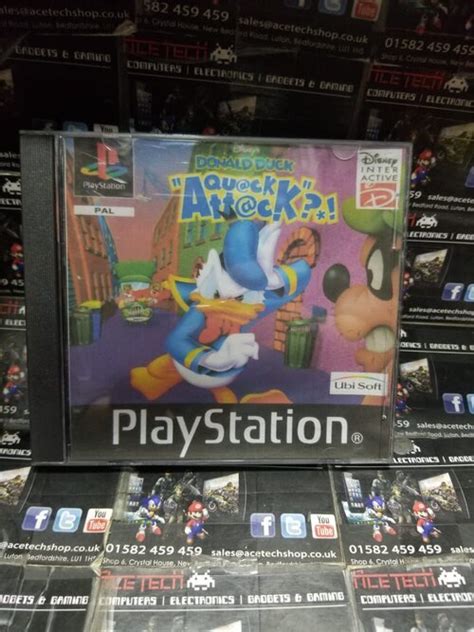 Disneys Donald Duck Quack Attack Sony PS1 Video Game — ACE TECH