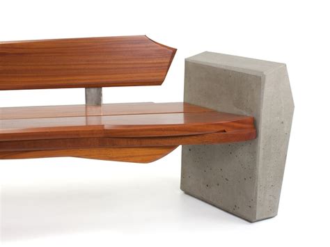 contemporary wood outdoor bench  seth darcy irvine blog