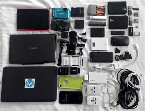 tech gear packing list passport penguin