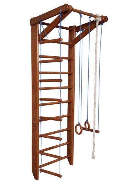 Детский спортивный комплекс для дома Baby Sport SB Орех 220х80 см (2 ...