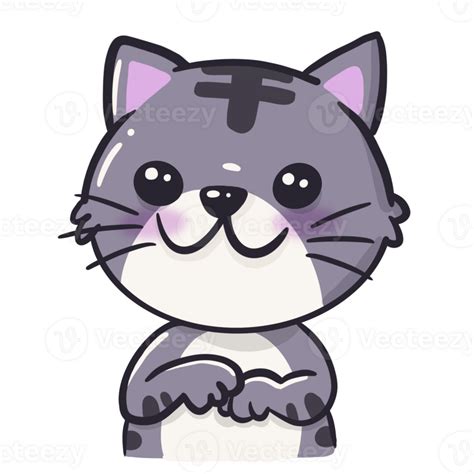 Cute Cat Cartoon 26852683 Png