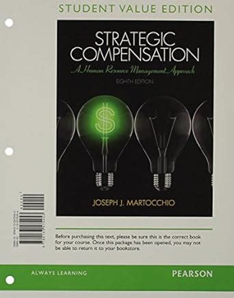 Buy Strategic Compensation: A Human Resource Management Approach Book ...