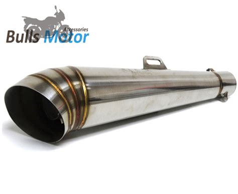 Gp Stainless Steel Motorcycle Exhaust Muffler Vent Pipe Slip On Scooter