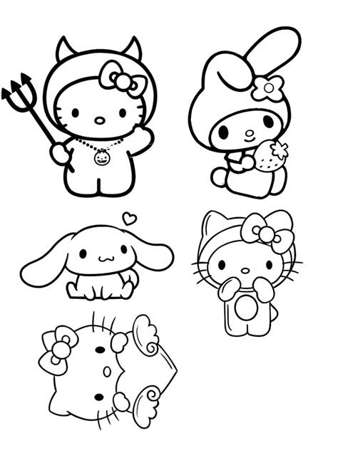 My Melody Coloring Pages Cute Fun Awaits 🎨🐰