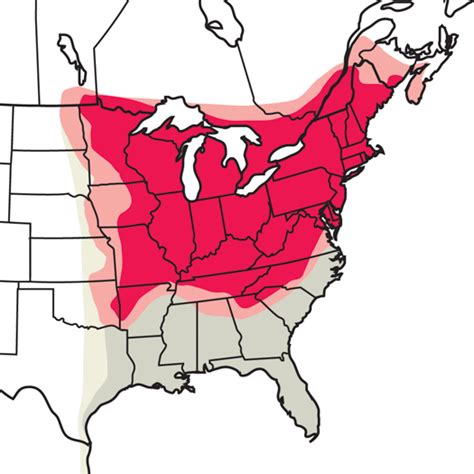 Scarlet Tanager Habitat Map