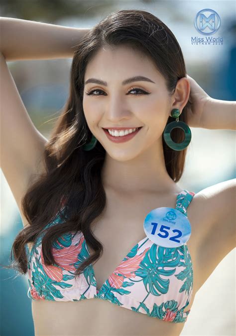 Diện bikini thí sinh Miss World Việt Nam thả dáng quyến rũ