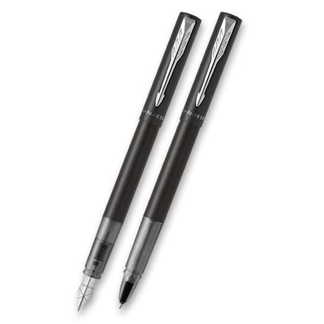 Gift Set Parker Vector XL Black Fountain Pen and Rollerball 1502/ ...