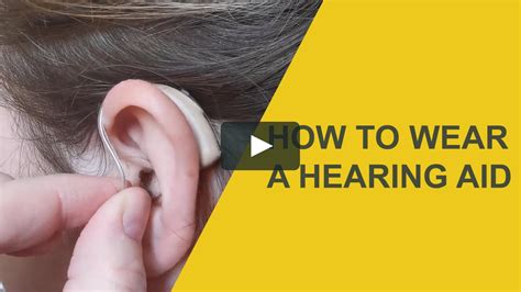 How To Wear A Hearing Aid On Vimeo