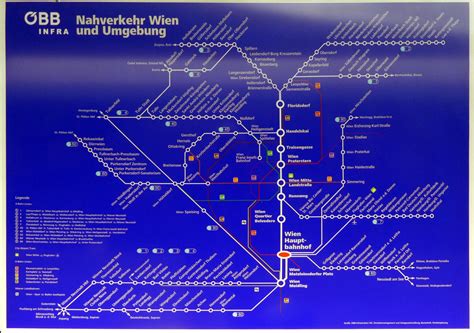 Austria Vienna train rail maps